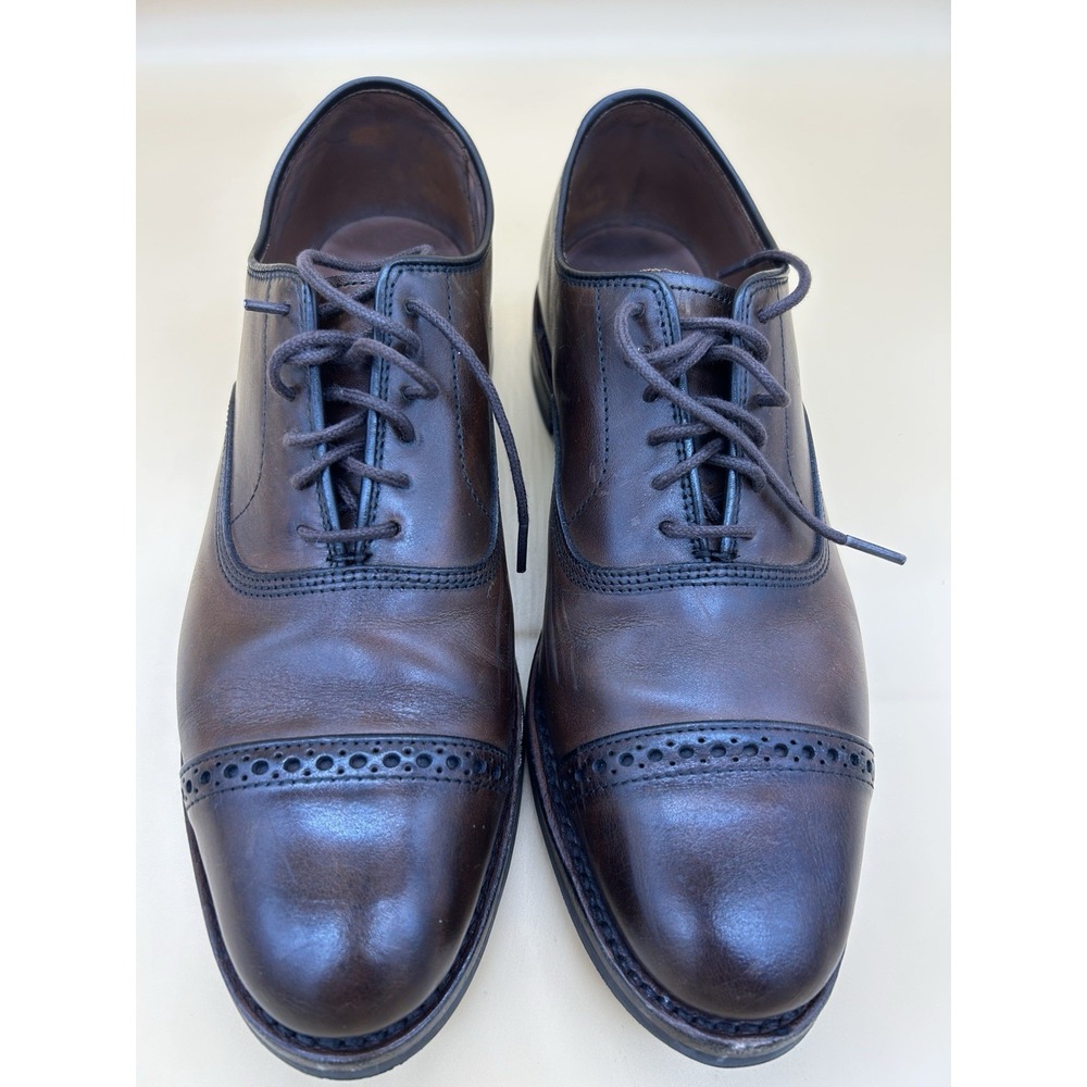 Allen Edmonds "Fifth Avenue" Cap-Toe Oxfords 9 D Dark Chili DAINITE USA